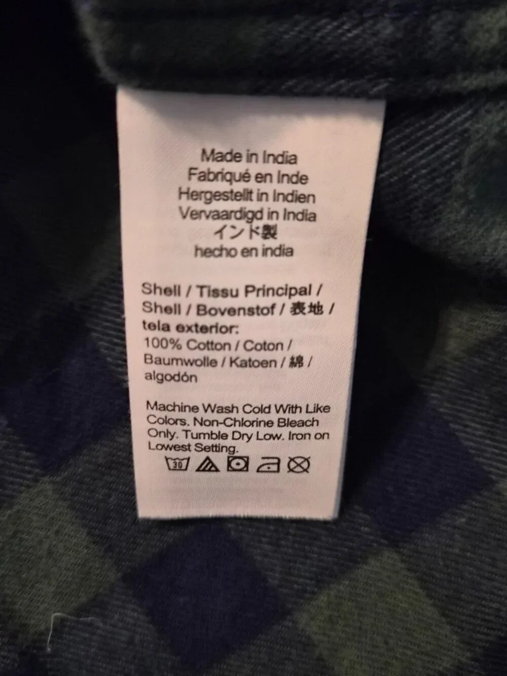 J. Crew Mens Classic Flannel Shirt Green Plaid Size Large 100% Cotton G335